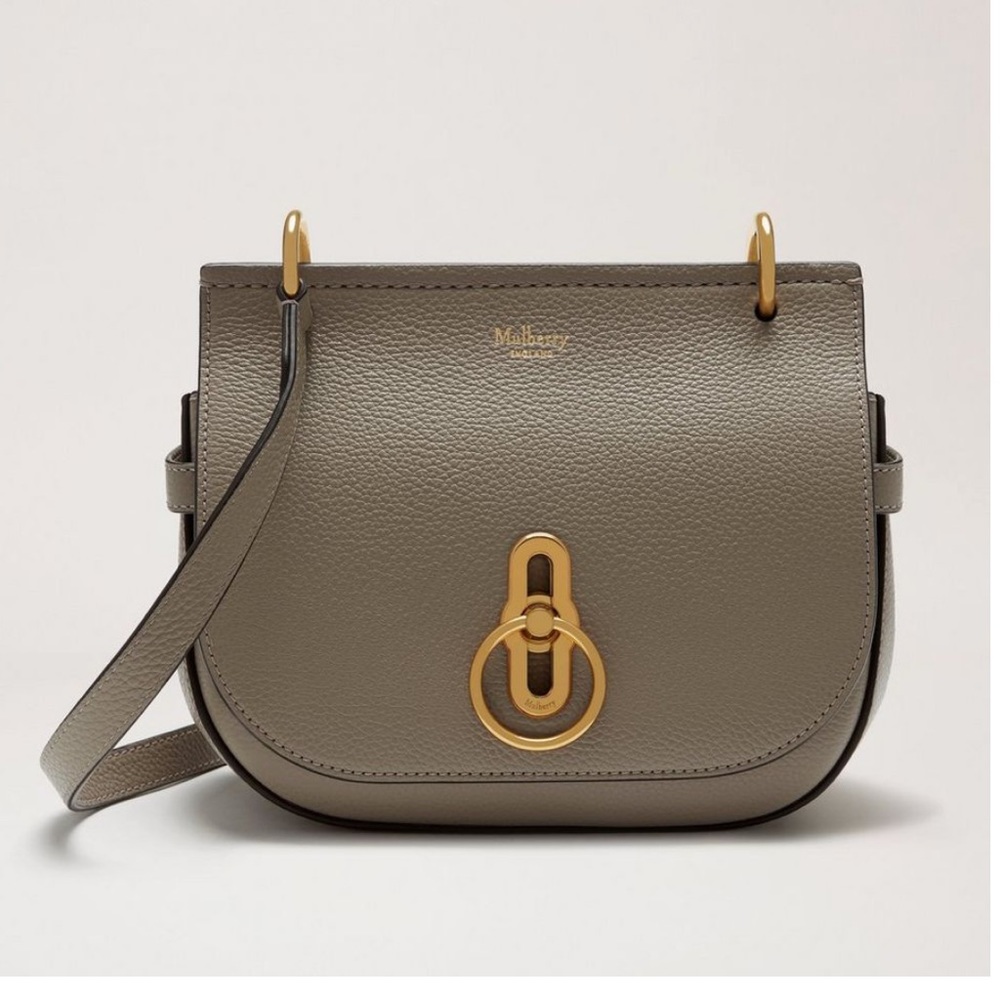 Mulberry Small Amberley Satchel in Gray